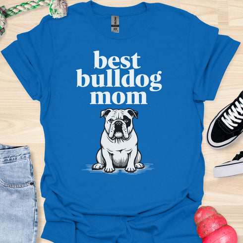 Best bulldog mom ever - V6 - Black Eye T-Shirt